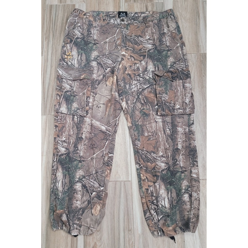 Realtree Xtra Camo Cargo Pants Mens XL 40/42 Hunting Tactical Forest 95444-7-C1 - Picture 4 of 15